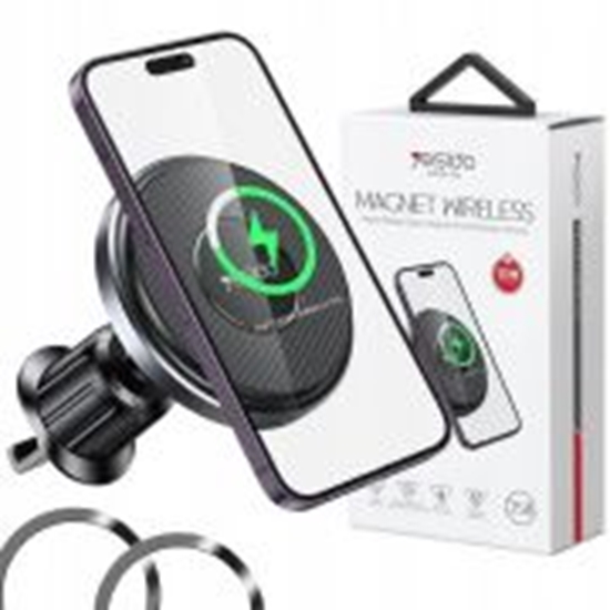 Изображение yesido Magsafe Magnetic Wireless charging Car holder C190 Black