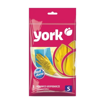 Picture of York Household Latex Gloves Size S