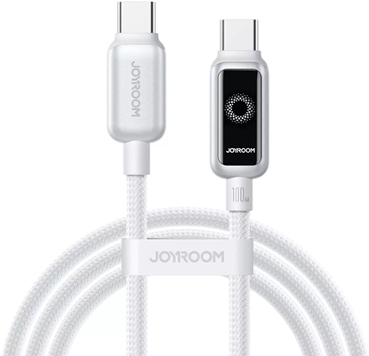 Attēls no Joyroom Kabel S-A55 StarFlight 100W USB-C - USB-C 1,2m - biay