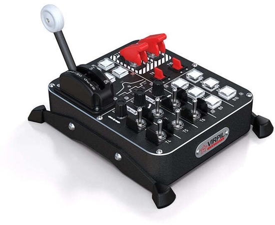 Picture of Joystick Schneider Electric VIRPIL Controls Universal Control Panel #2, RGB, 24 elementy sterujce, czarny