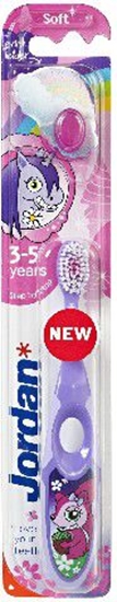 Picture of Jordan  Szczoteczka do zbów dla dzieci Step by Step 3-5 mikka - mix wzorów