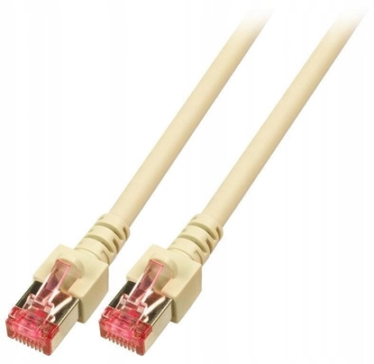 Picture of Kabel krosowy patchcord securityNET S/FTP kat.6 szary 1m LSZH PC-6SFTPLSZH-GY1