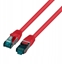 Picture of Kabel krosowy patchcord securityNET S/FTP kat.6A czerwony 0,5m LSZH PC-6ASFTPLSZH-RD0.5
