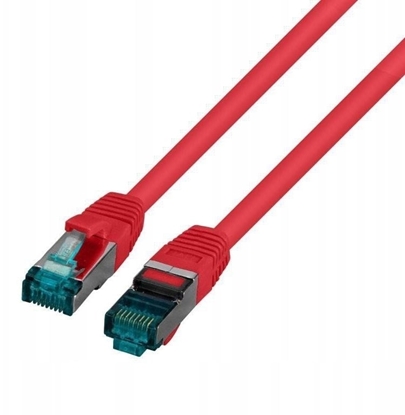 Picture of Kabel krosowy patchcord securityNET S/FTP kat.6A czerwony 3m LSZH PC-6ASFTPLSZH-RD3