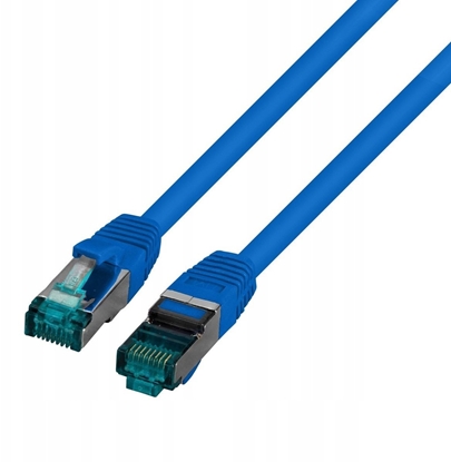 Picture of Kabel krosowy patchcord securityNET S/FTP kat.6A niebieski 3m LSZH PC-6ASFTPLSZH-BU3