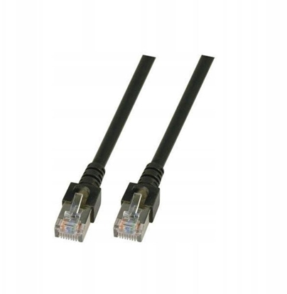 Picture of Kabel krosowy patchcord securityNET SF/UTP kat.5e czarny 2m PVC PC-5ESFTPPVC-BK2
