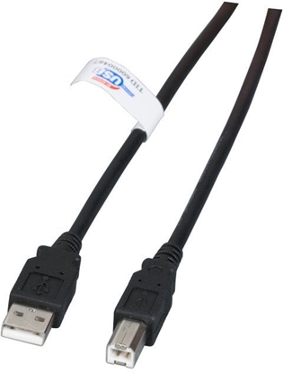 Picture of Kabel USB EFB EFB Electronics K5203.0.5 0.5m USB A USB B Male Black USB Cable (K5203.0.5)