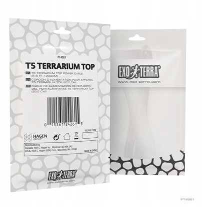 Изображение Kabel zasilajcy do T5 Terrarium Top, 200 cm