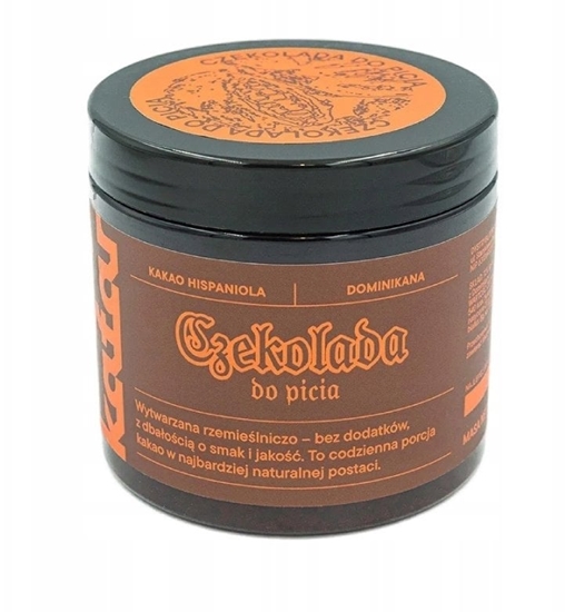 Picture of Kafar Czekolada na gorco Dominikana 72% - Kakao Hispaniola 333g