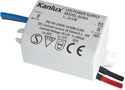 Изображение Kanlux Zasilacz LED 1-3W 0,5V-10V LED ADI 65 (01440)