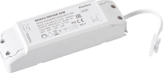 Изображение Kanlux zasilacz LED do panelu BRAVO DRIVER 40W (28026)