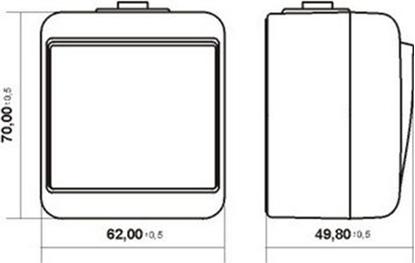 Изображение Karlik cznik hermetyczny jednobiegunowy JUNIOR biay (WHE-1)