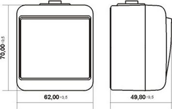 Изображение Karlik cznik hermetyczny jednobiegunowy JUNIOR biay (WHE-1)
