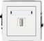 Picture of Karlik DECO adowarka USB pojedynczej, 5V, 1A biay DCUSB-1