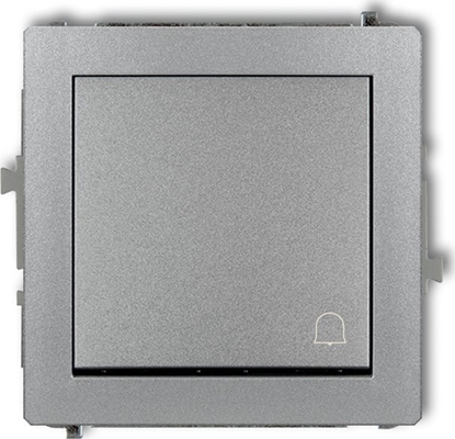 Attēls no Karlik Deco przycisk dzwonek srebrny metalik (7DWP-4)