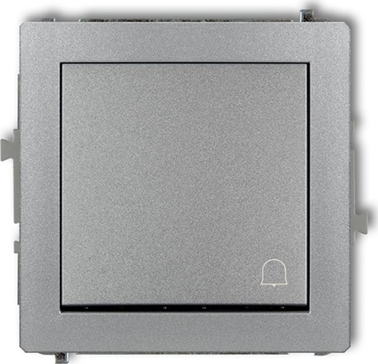 Picture of Karlik Deco przycisk dzwonek srebrny metalik (7DWP-4)