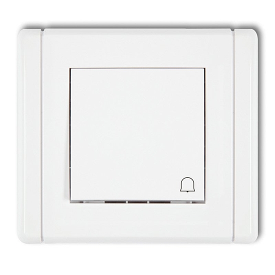 Picture of Karlik Flexi przycisk dzwonek biay (FWP-4)