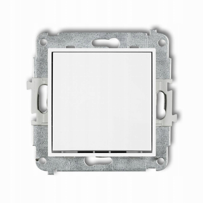 Attēls no Karlik ICON Mechanizm jednobiegunowy cznik matowy biay 25IWP-1