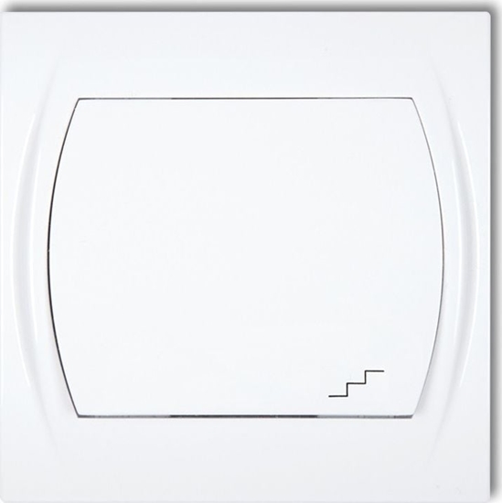 Picture of Karlik Logo cznik schodowy podwietlany biay (LWP-3L)