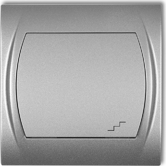 Picture of Karlik Logo cznik schodowy srebrny metalik (7LWP-3)