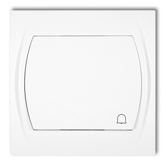 Picture of Karlik Logo przycisk dzwonek podwietlany biay (LWP-4L)