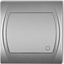 Picture of Karlik Logo przycisk dzwonek srebrny metalik (7LWP-4)
