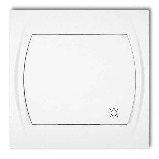 Picture of Karlik Logo przycisk wiato biay (LWP-5)