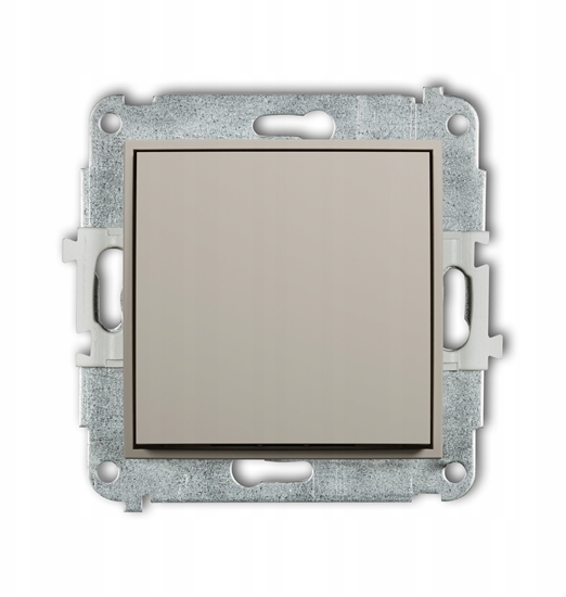 Picture of Karlik Mechanizm cznika schodowego (jeden klawisz bez piktogramu) taupe 60MWP-3.1