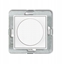 Picture of Karlik Mechanizm elektroniczny do ciemniacza przyciskowo-obrotowego do lamp LED biay mat 25IRO-2