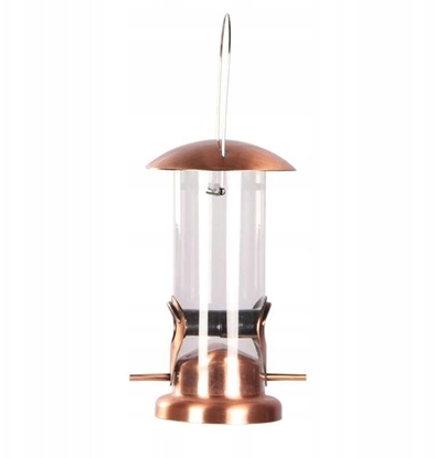 Изображение Karmnik dla ptaków, metalowy, wiszcy 13,5x13,5x25 cm
