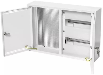 Изображение Karwasz Rozdzielnica nacienna moduowy 2x12 + pyta montaowa IP30 stalowy MRN-24 Z