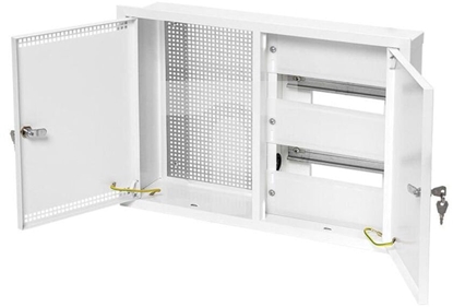 Изображение Karwasz Rozdzielnica podtynkowy moduowy 2x12 + pyta montaowa IP30 stalowy MRP-24 Z