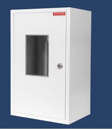 Изображение Karwasz Rozdzielnica uniwersalna licznikowa z zamkiem IP30 biaa RU-3-L Z/O