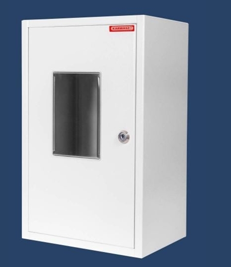 Изображение Karwasz Rozdzielnica uniwersalna licznikowa z zamkiem IP30 biaa RU-3-L Z/O
