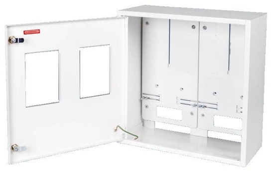 Picture of Karwasz Szafka licznikowa natynkowa/podtynkowa uniwersalna 2-licznikowa 3-fazowe IP30 (RU-3-2L Z/O)