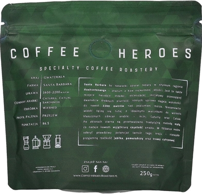 Picture of Kawa ziarnista Coffee Heroes Guatemala Santa Barbara Filtr 250g