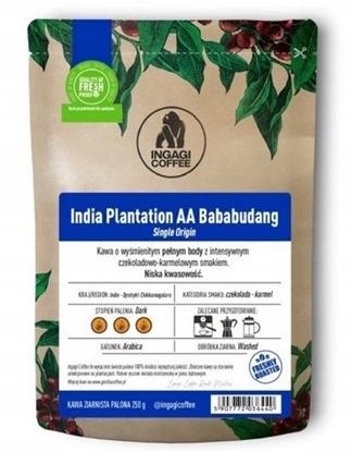 Attēls no Kawa ziarnista Ingagi Kawa ziarnista Coffee India Plantation AA Bababudang 250g
