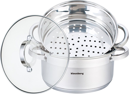 Изображение Klausberg Garnek do gotowania na parze 22cm (KB-7141)