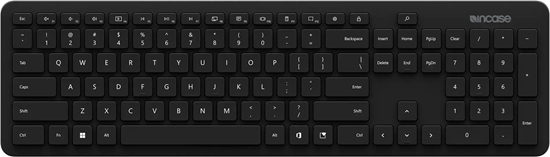 Picture of Klawiatura Incase Designed by Microsoft Bluetooth Keyboard klawiatura Uniwersalne QWERTY niemiecki czarny