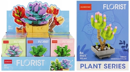 Attēls no KLOCKI KONSTR KWIATY 71-138SZT 8X12X5 MC 12/288