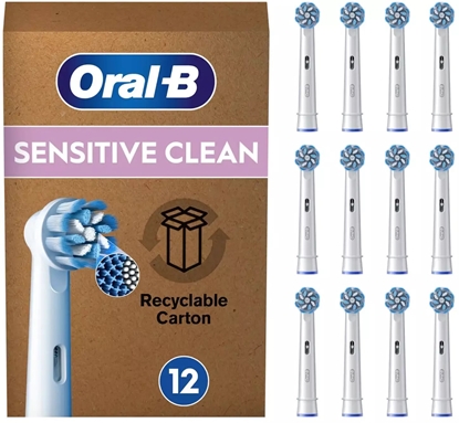 Picture of Kocówka Oral-B Kocówki do szczoteczek Sensitive Clean 12-Pack Biay