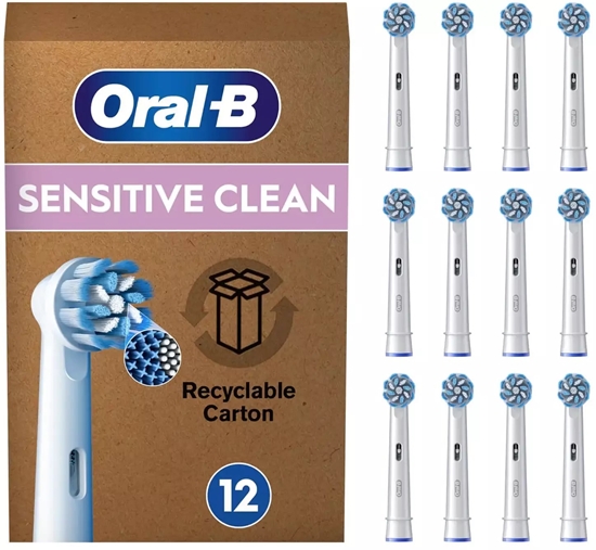 Picture of Kocówka Oral-B Kocówki do szczoteczek Sensitive Clean 12-Pack Biay