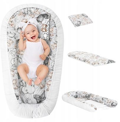 Изображение KOKON ZESTAW 3 ELEMNTY ZEBRA I LEW