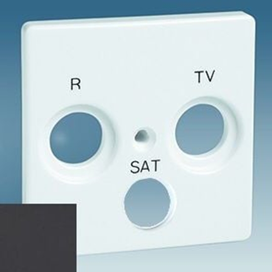 Изображение Kontakt-Simon 82 Pokrywa gniazda antenowego RD/TV/SAT (82037-38)