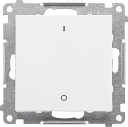 Изображение Kontakt-Simon cznik dwubiegunowy Kontakt-Simon 55 TW2.01/111 modu 10 AX, 250V~, szybkozcza biay mat