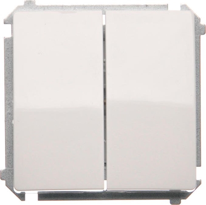 Attēls no Kontakt-Simon cznik instalacyjny podwójny biay - BMW6/2.01/11