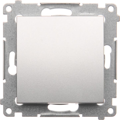 Изображение Kontakt-Simon cznik jednobiegunowy srebrny mat - DW1.01/43