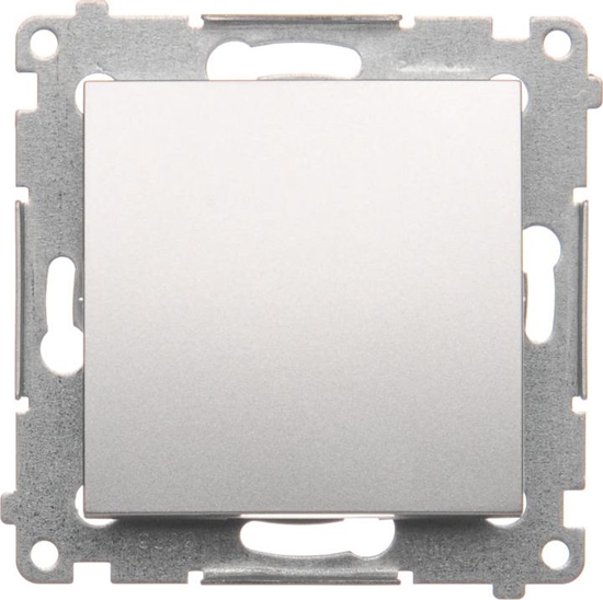 Picture of Kontakt-Simon cznik jednobiegunowy srebrny mat - DW1.01/43