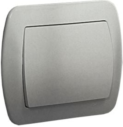 Изображение Kontakt-Simon cznik pojedynczy Simon Akord 10AX aluminium (AW1/26)