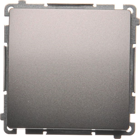 Изображение Kontakt-Simon cznik pojedynczy Simon Basic 10AX 250V inox (BMW1.01/21)